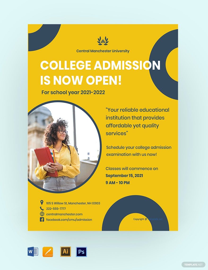 Creative University Flyer Template