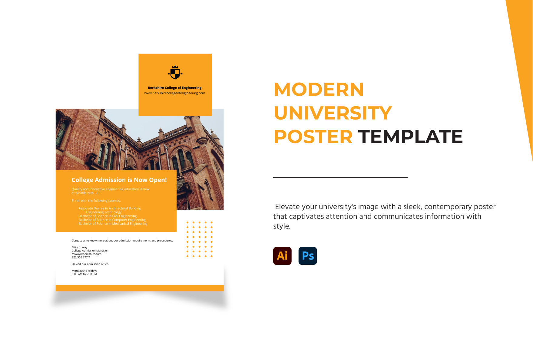 Modern University Poster Template