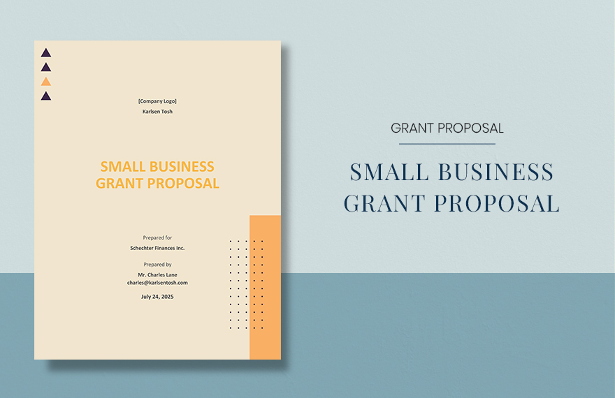 Small Business Grant Proposal Template