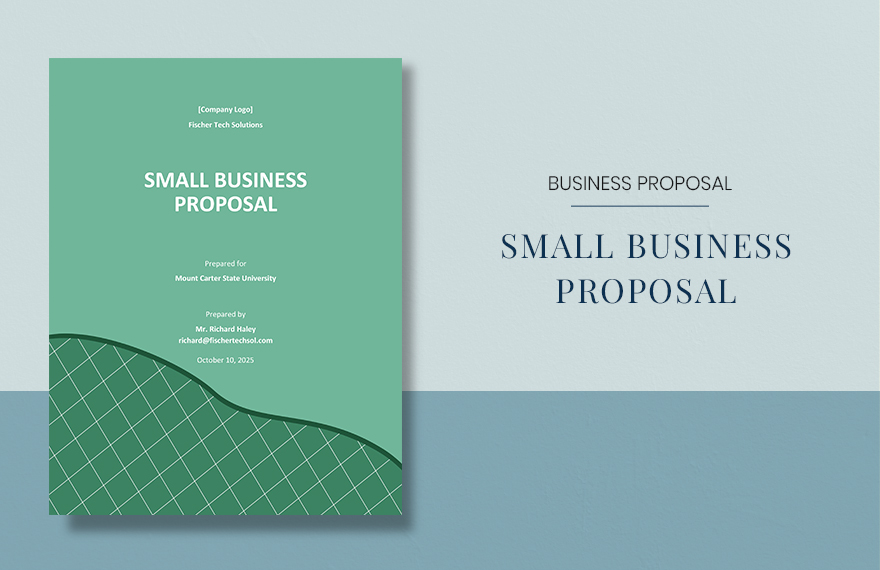 Simple Small Business Proposal Template