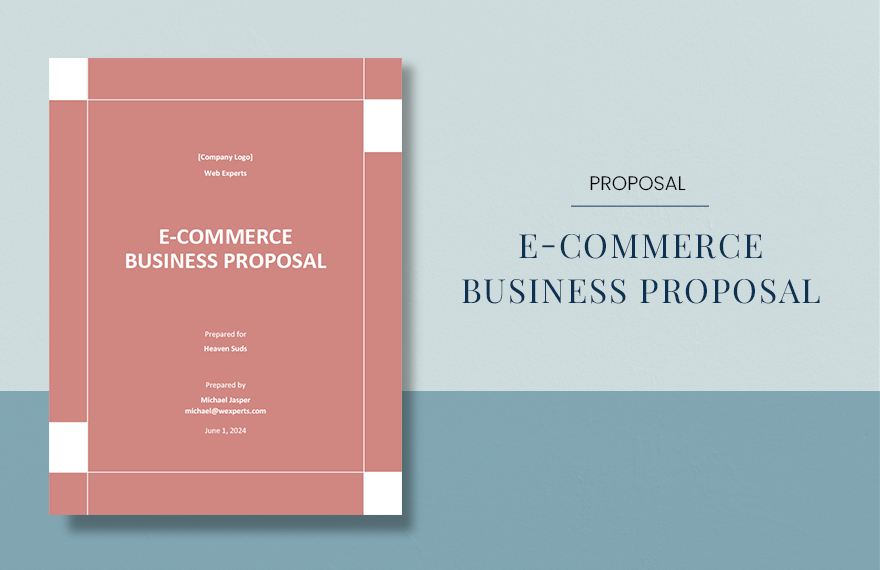 E-commerce Business Proposal Template