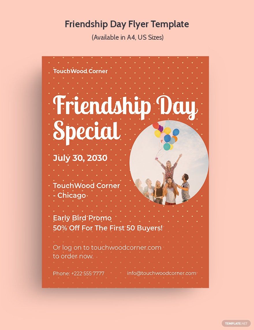 Friendship Day Flyer Template