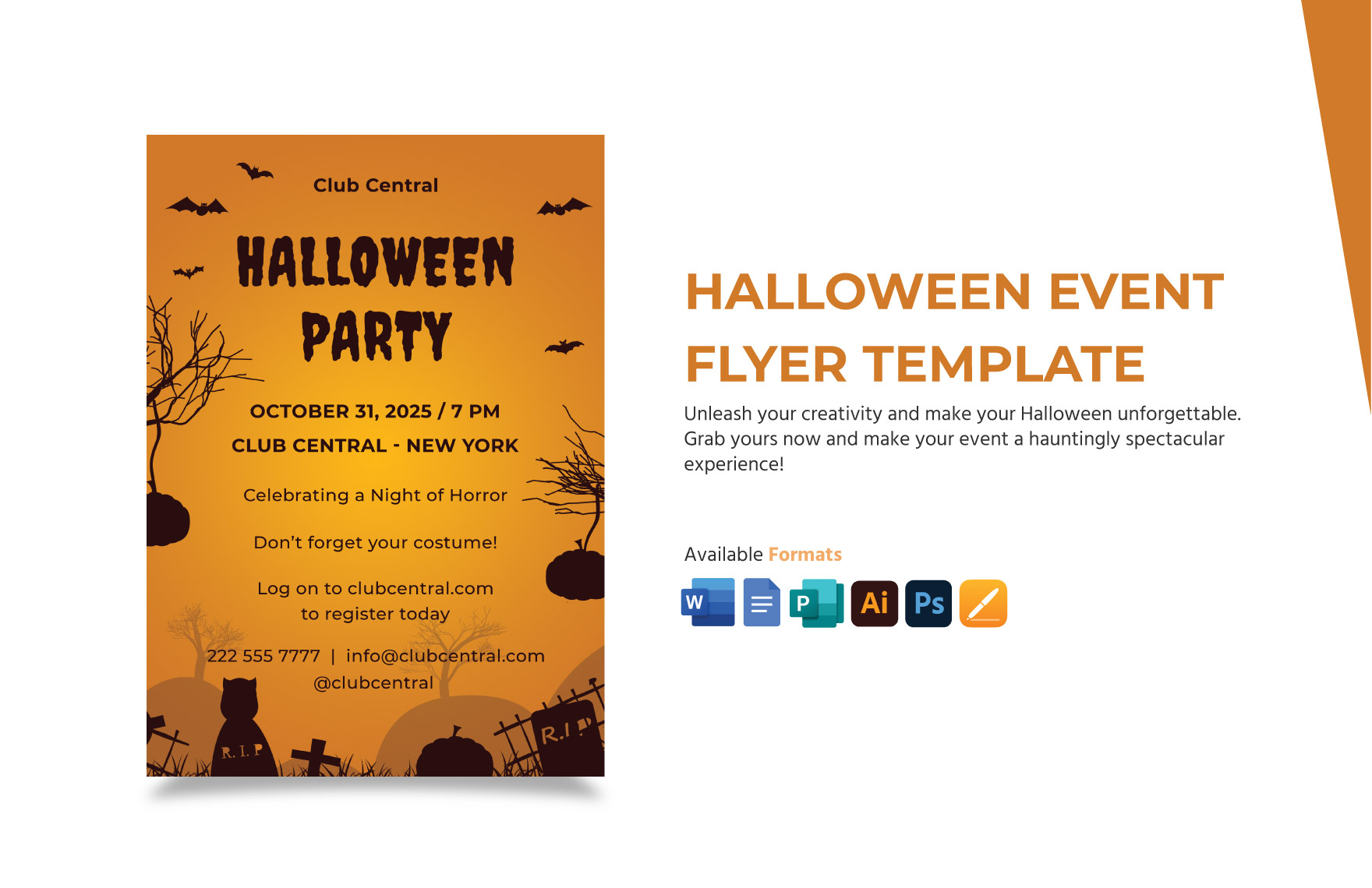 Halloween Event Flyer Template