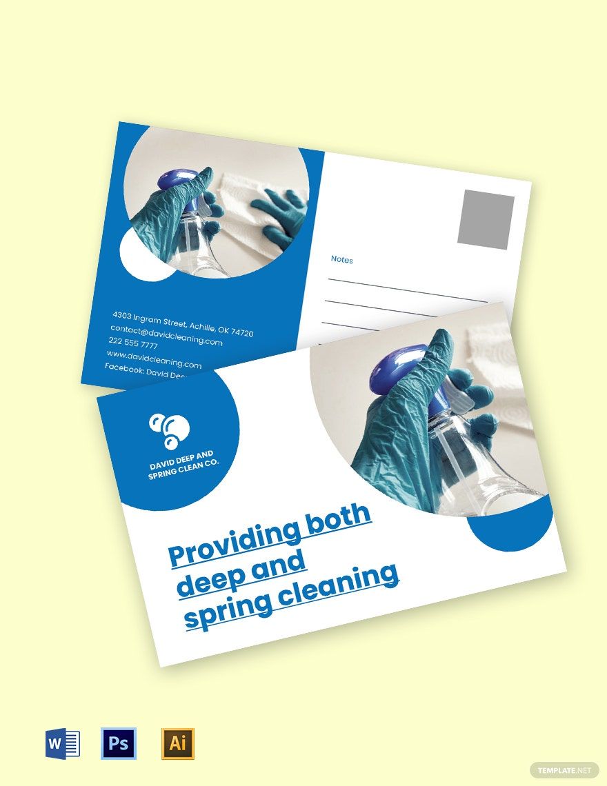 Spring Cleaning EDDM Postcard Template