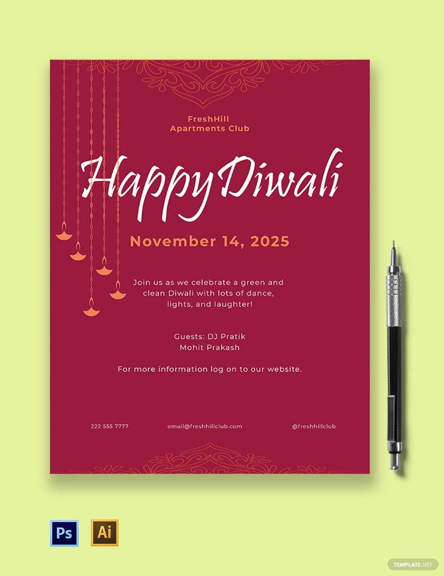 Diwali Flyer Template