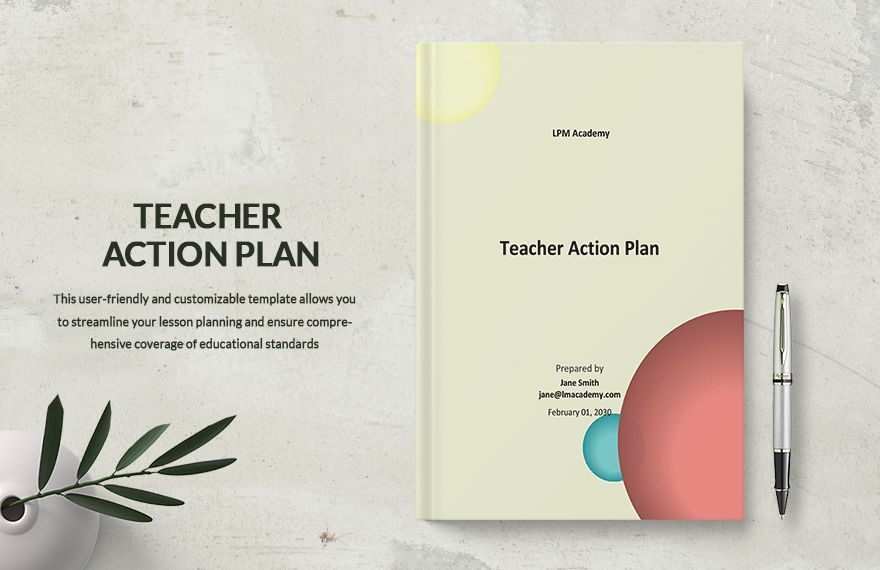 Teacher Action Plan Template in Word, PDF, Google Docs, Pages - Download | Template.net