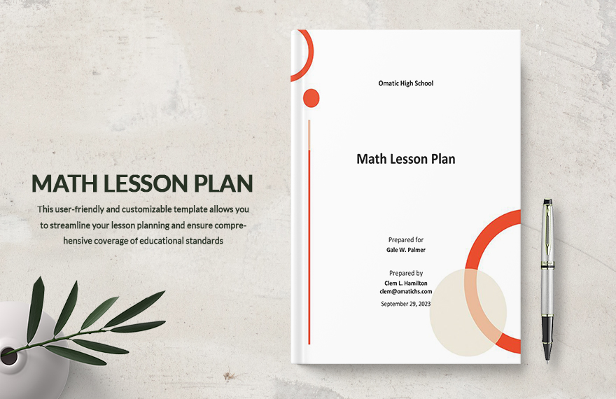 High School Math Lesson Plan Template