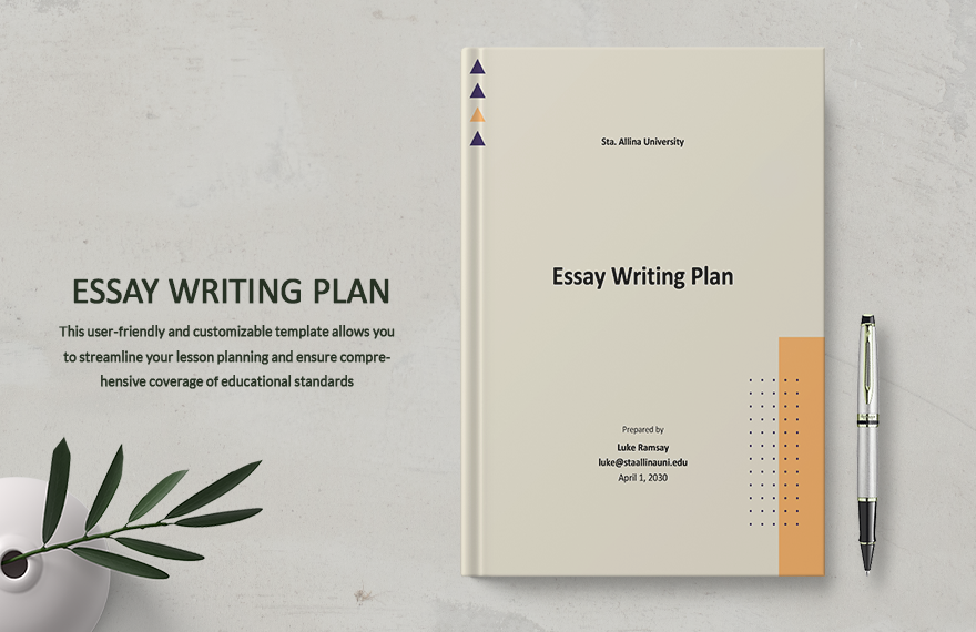 Essay Writing Plan Template in Word, Google Docs, PDF, Apple Pages