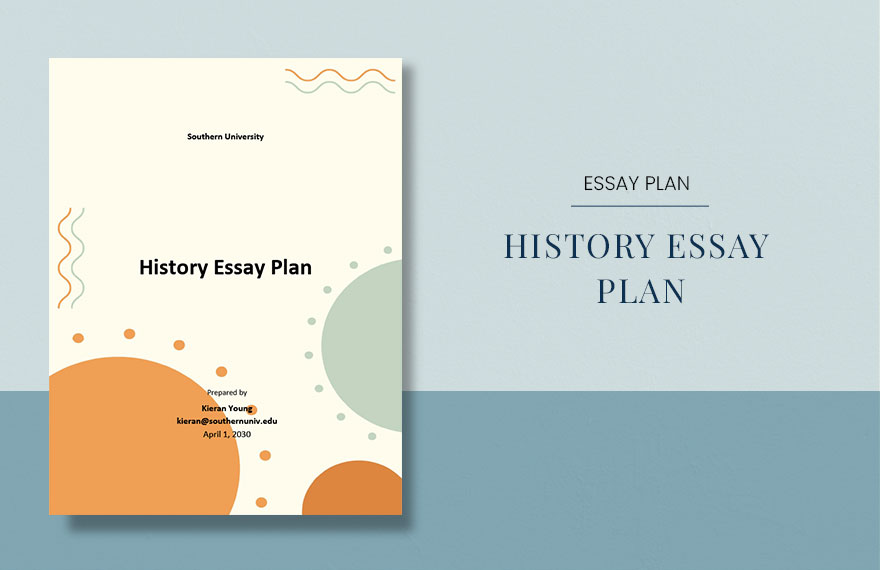 History Essay Plan Template