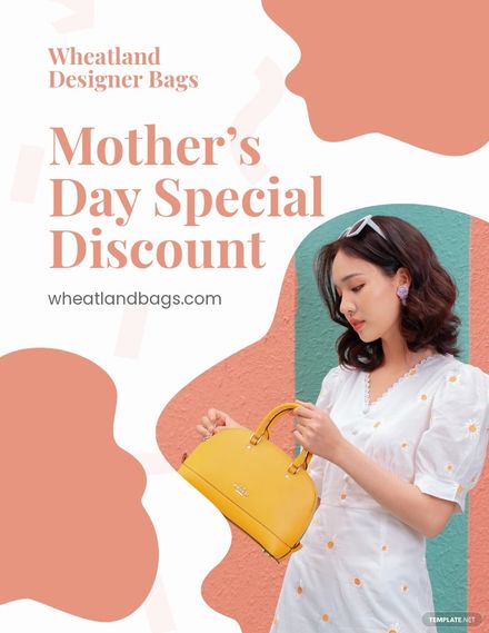 Mother's Day Discount Flyer Template