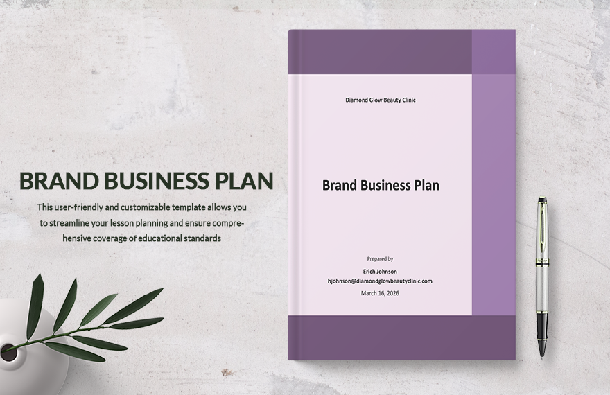 Brand Business Plan Template in Word, Google Docs, Pages - Download | Template.net