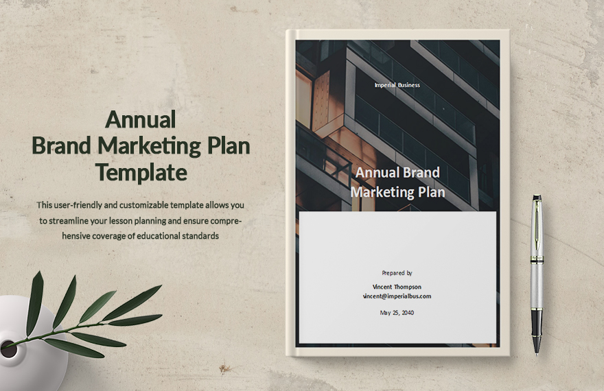 Annual Brand Marketing Plan Template in PDF, Word, Google Docs, Pages - Download | Template.net