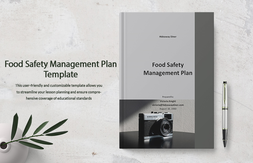 Food Safety Management Plan Template 