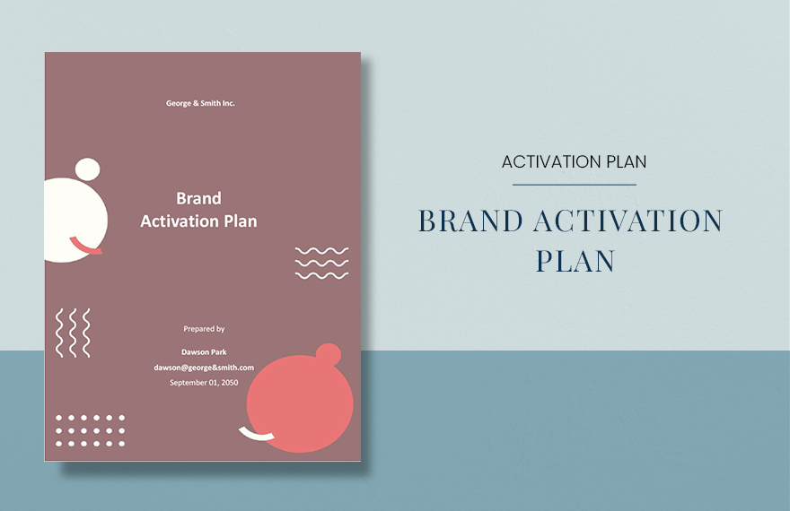 Basic Brand Activation Plan Template in Word, PDF, Google Docs, Pages - Download | Template.net