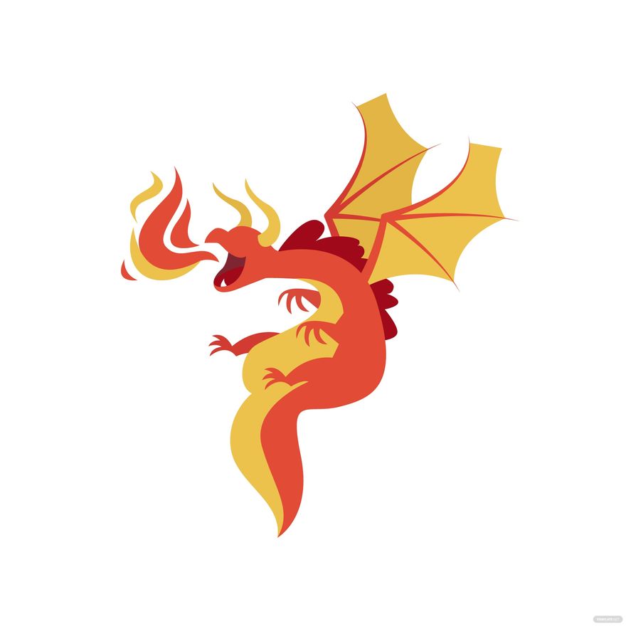 Dragon Fire Vector