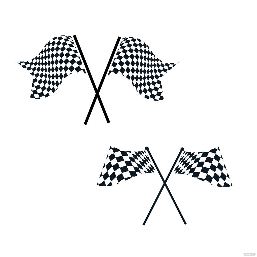 Race Track Flag Vector in Illustrator, SVG, EPS, PNG, JPG - Download ...