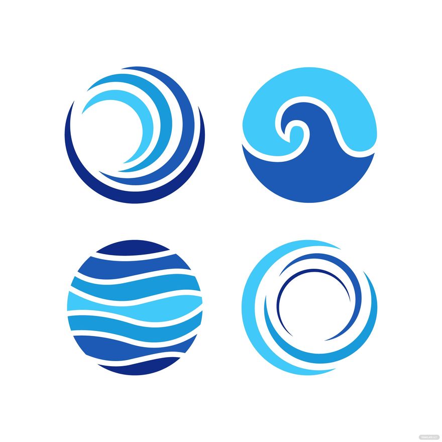 Wave Circle Vector