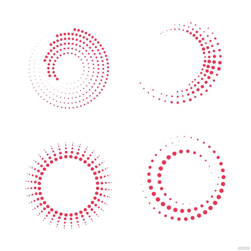 Halftone Circle Vector