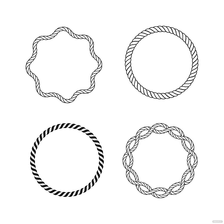 Rope Circle Vector