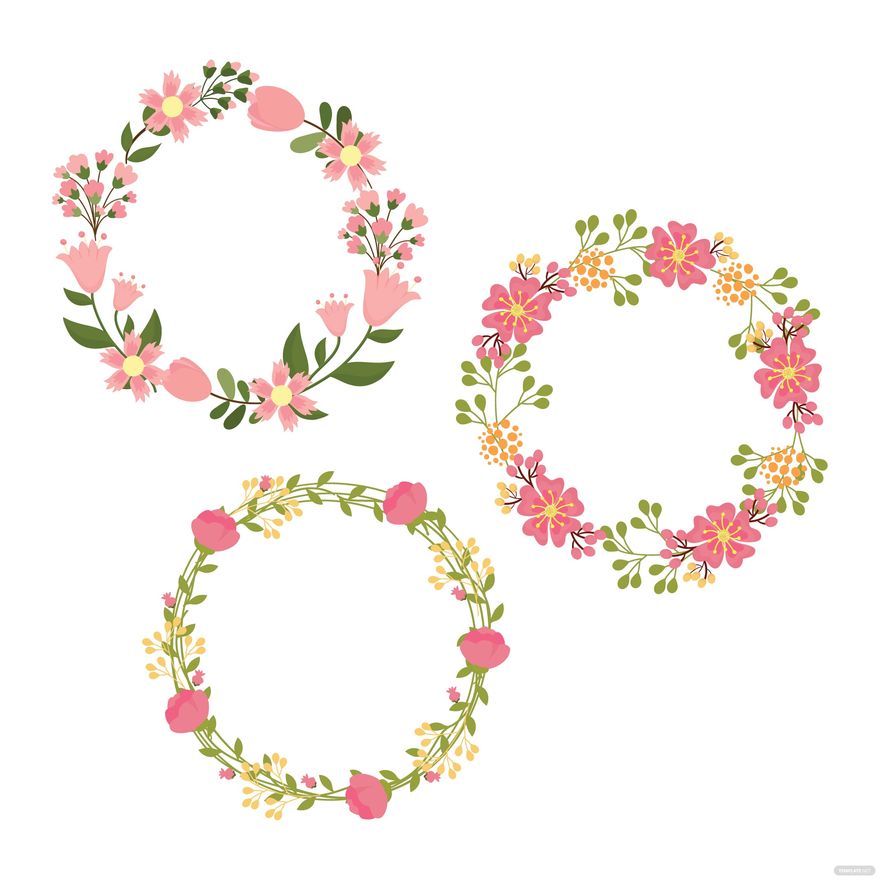 Flower Circle Vector