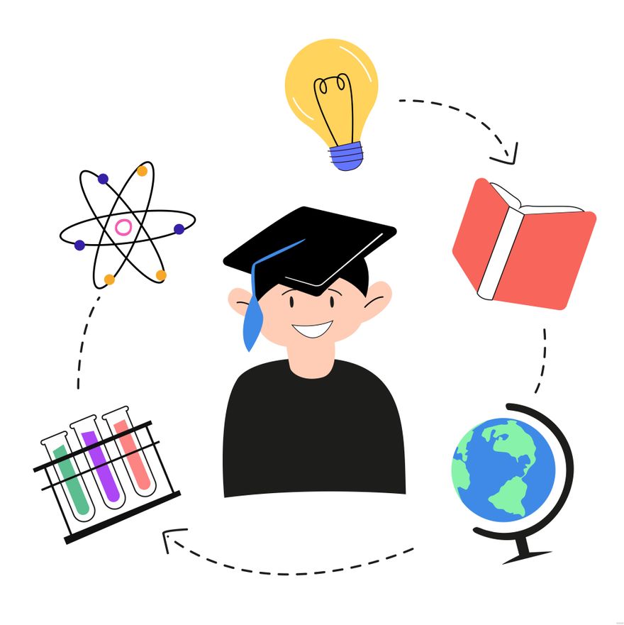 Educational Process Illustration