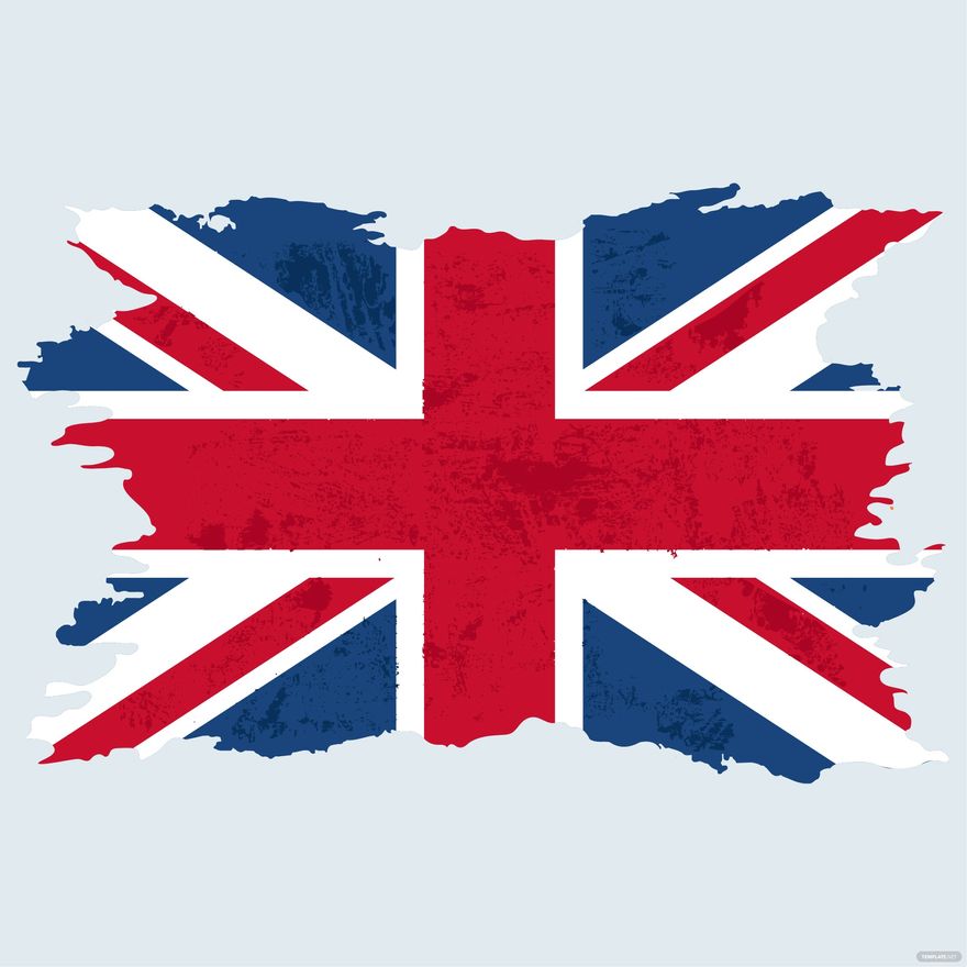 Distressed British Flag Vector