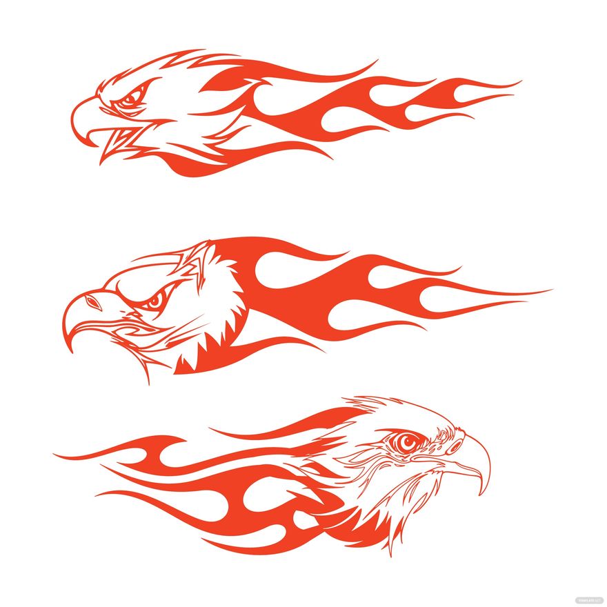 Fire Eagle Vector