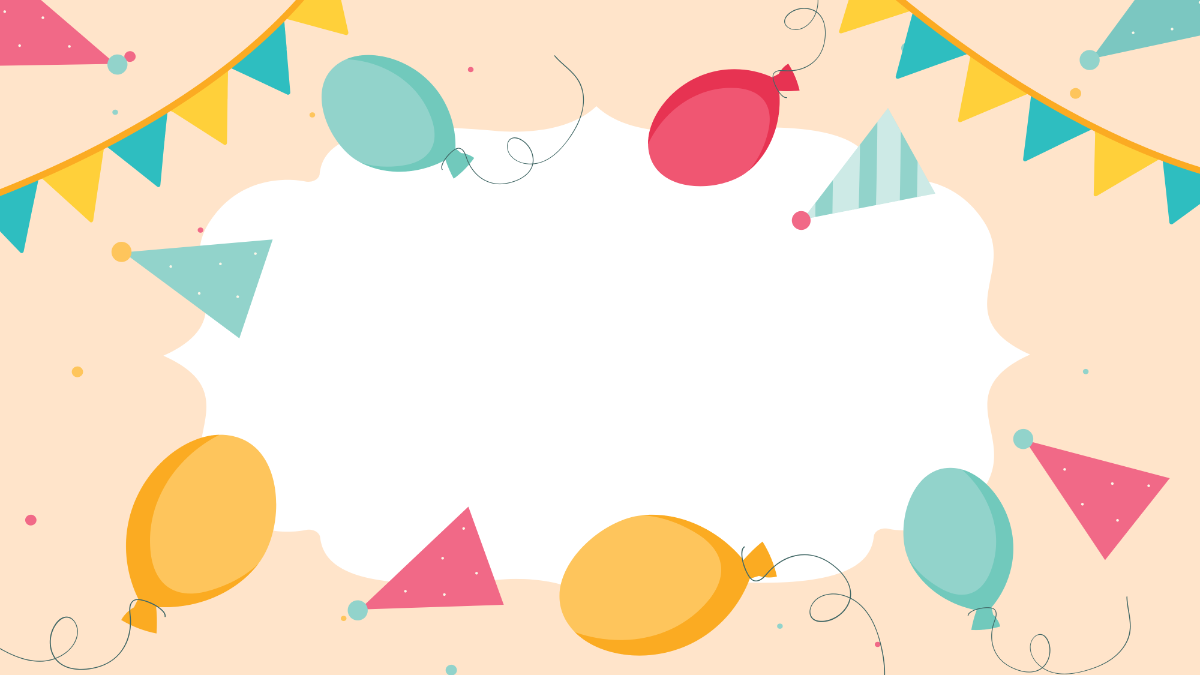 Birthday Frame Background Template - Edit Online & Download