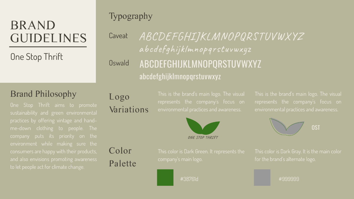 One-page Brand Guidelines Template - Edit Online & Download