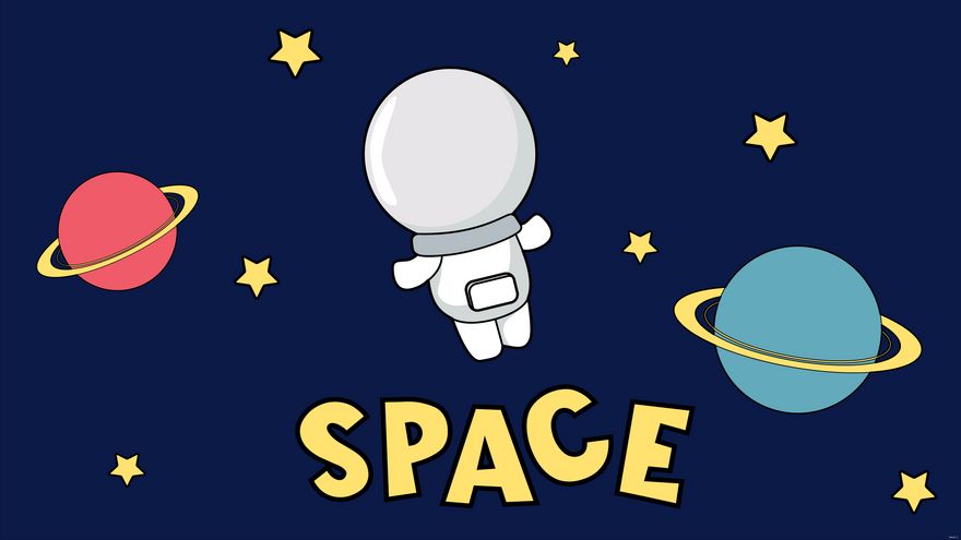 Cartoon Space Background