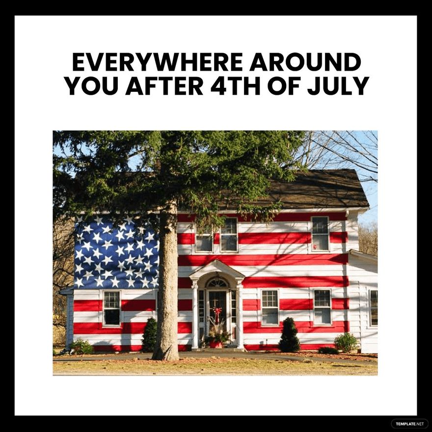 After 4th Of July Meme in Word, Google Docs, PSD, Apple Pages, Publisher