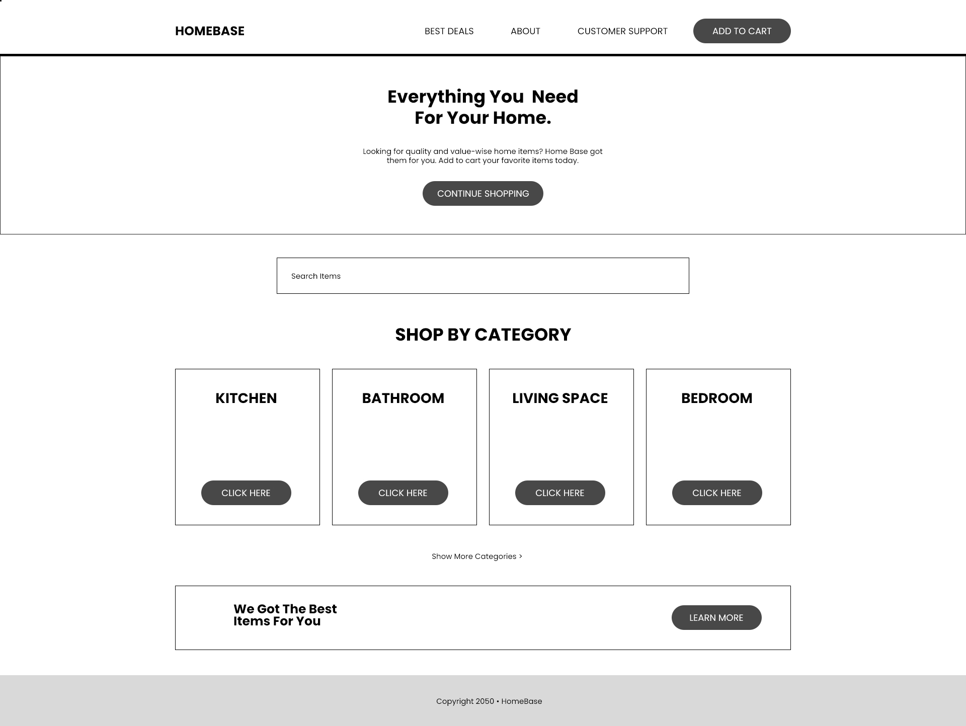 E-commerce Home Page Wireframe Template in PSD - Download | Template.net