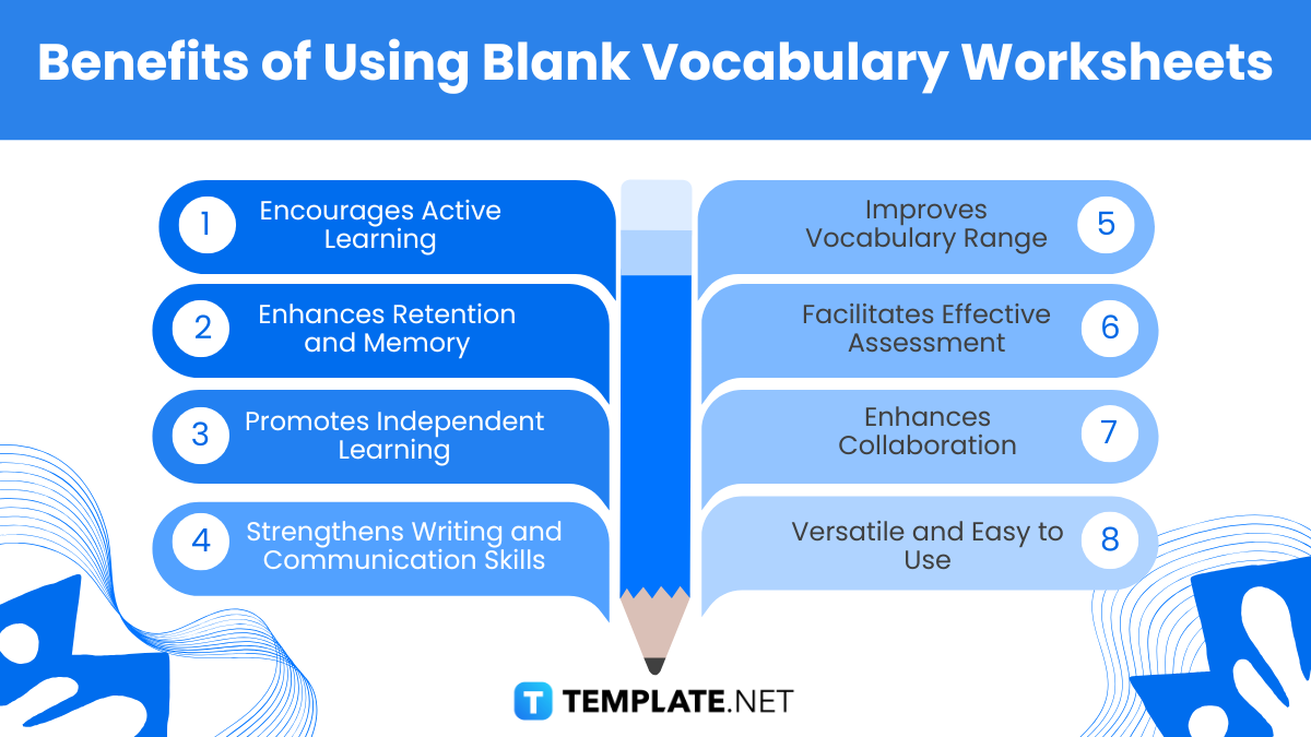 benefits of using blank vocabulary worksheets