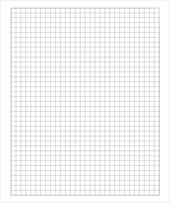 printable standard graphing paper template