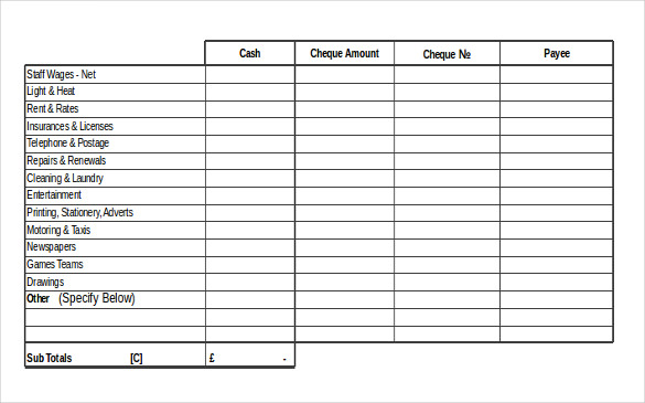 bar maintanance account inventory template free