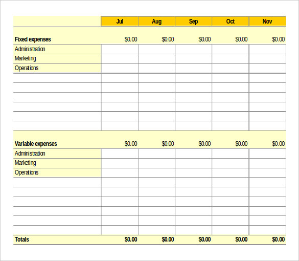 excel template for cash flow order tracker