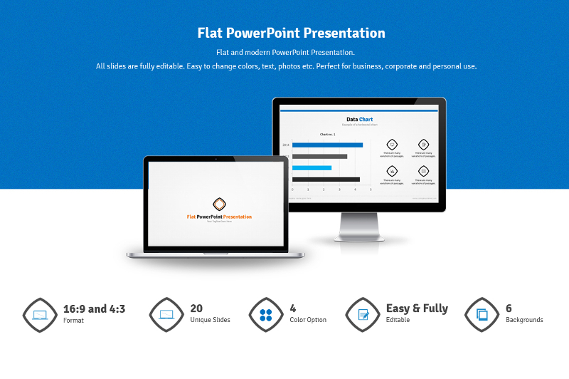 flat powerpoint presentation background