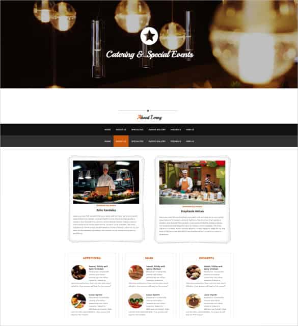 free one page special events html bootstrap theme min