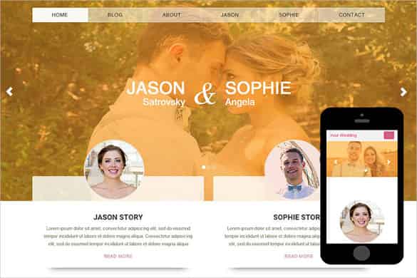 free wedding bootstrap theme min