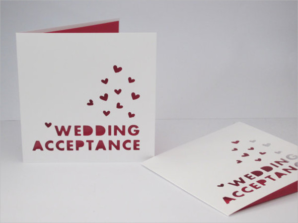 'we do' wedding acceptance card by apple of my eye design ...