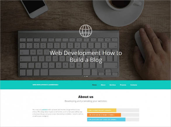 web developing bootstrap website template