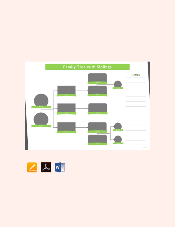 37+ Family Tree Templates - PDF, DOC, Excel, PSD | Free & Premium Templates