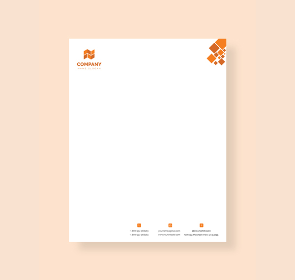 modern letterhead template