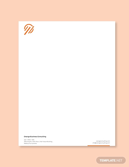 small business letterhead template