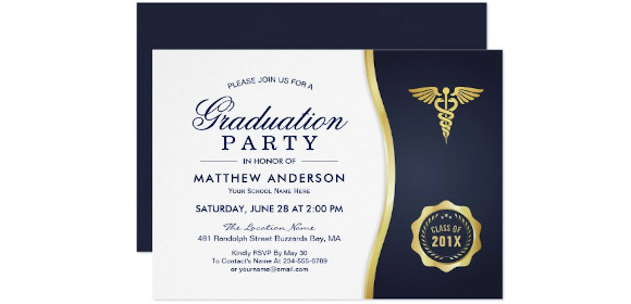 FREE 3+ Nursing Graduation Invitation Templates in PSD