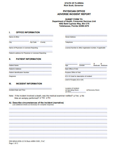 10+ Office Incident Report Templates in DOC | PDF