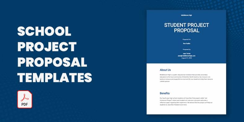 16+ School Project Proposal Templates – Word, PDF