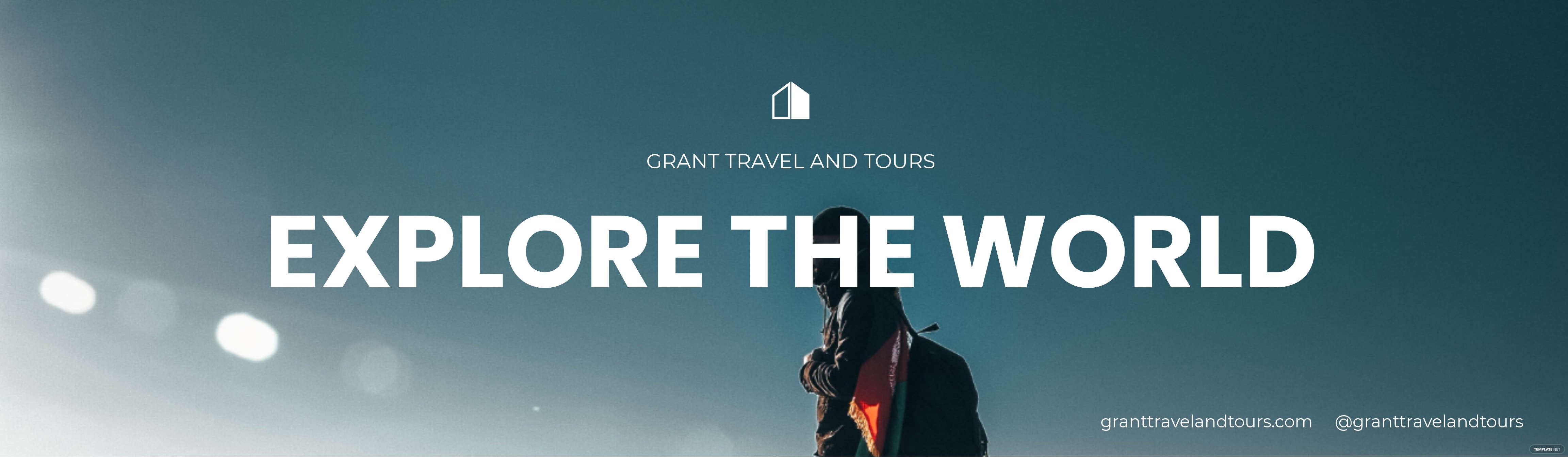 travel tour billboard template