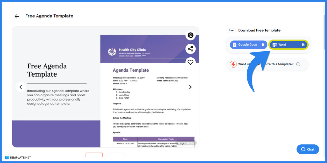 how to makecreate an agenda in microsoft word step