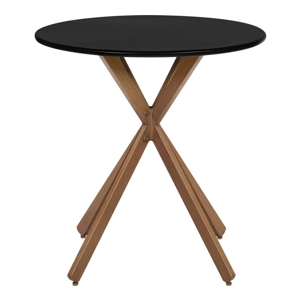 Hampton Bay Rocky Mount Round Metal 27 in. Outdoor Bistro Table